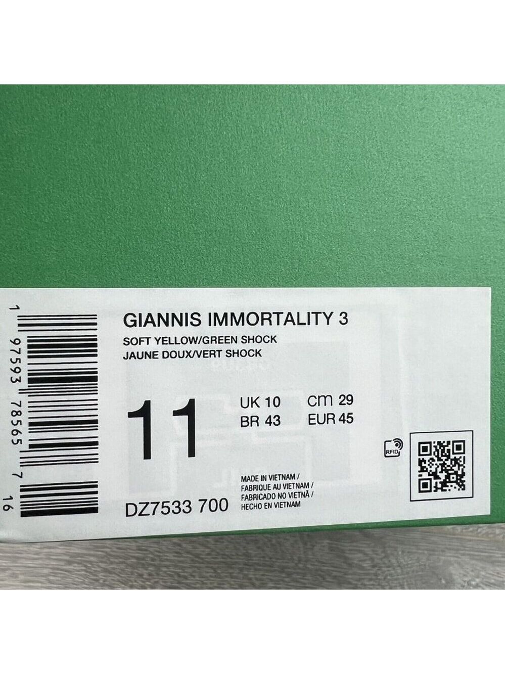 Nike Giannis Immortality 3 Basketball Shoes Men's Size 11 NEW - Picture 15 of 15